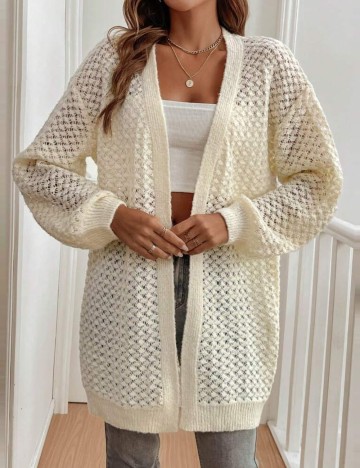 Cardigan Shein, crem