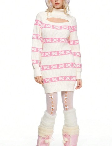 Rochie tricotată Shein, mix culori