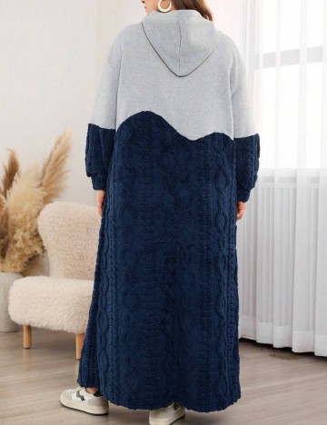 Rochie maxi Shein Curve+, albastru