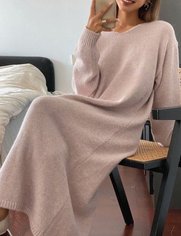 Rochie midi Shein DAZY, roz