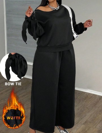Compleu Shein Curve+, negru