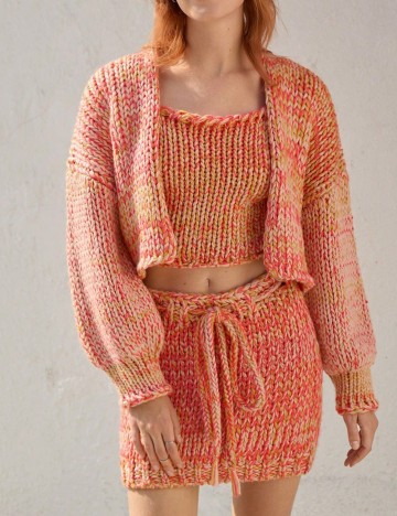 Cardigan Shein, mix culori