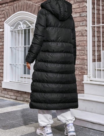 Geacă lungă Shein, negru