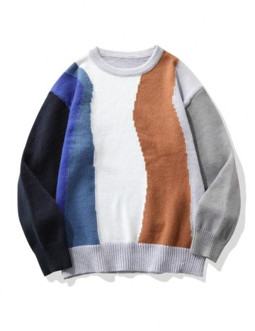 Pulover Shein MANFINITY, mix culori