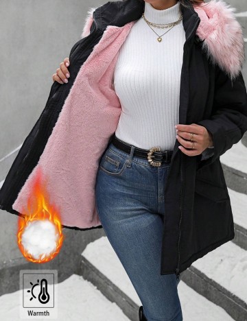 Geacă Shein Curve+, mix culori