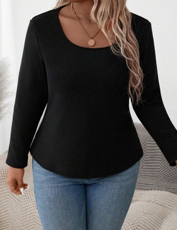 Bluză Shein Curve+, negru