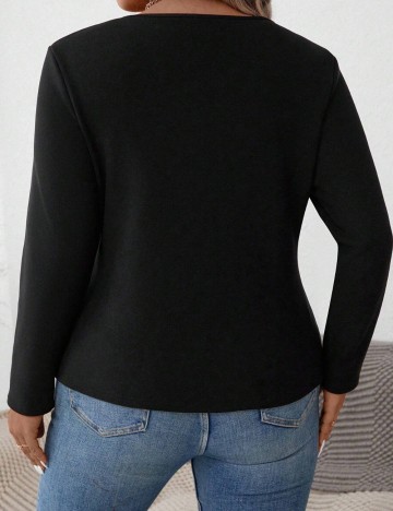 Bluză Shein Curve+, negru