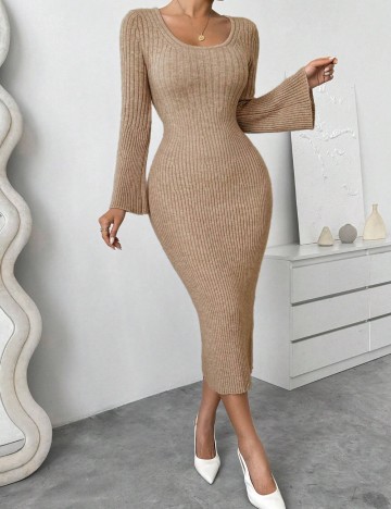 Rochie maxi Shein, bej