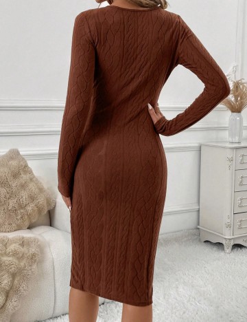 Rochie midi Shein, maro