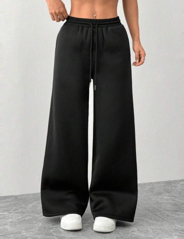 Pantaloni de trening Shein, negru