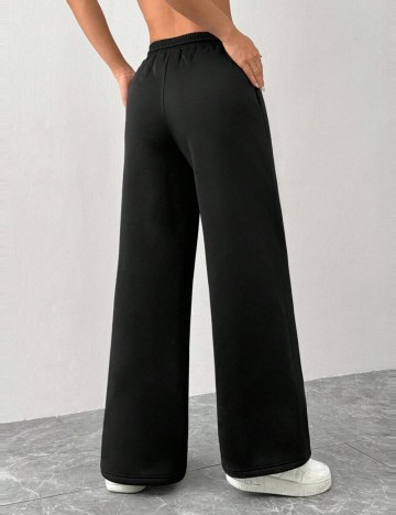 Pantaloni de trening Shein, negru