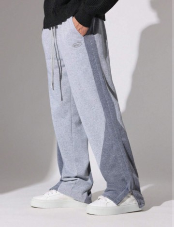 Pantaloni de trening Shein SUMWON, gri