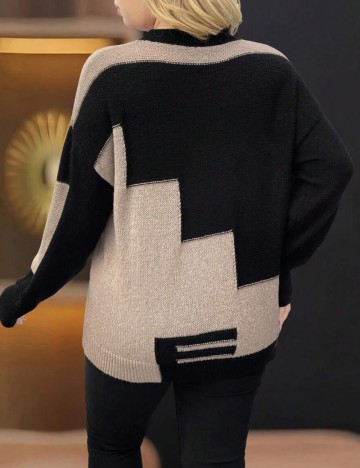 Pulover Shein Curve+, mix culori