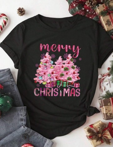 Tricou Shein Curve+, negru