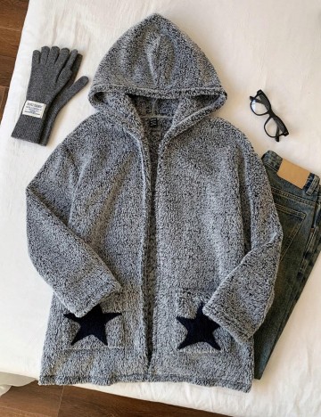 Cardigan Shein, gri