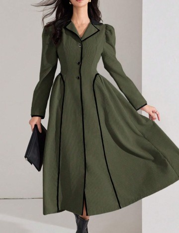 Rochie midi Shein, verde