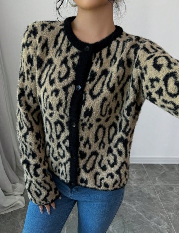 Pulover cu nasturi Shein, mix culori