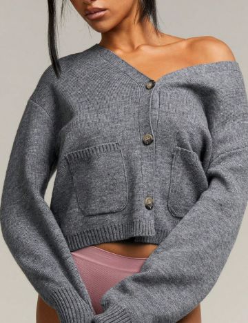 Cardigan Shein, gri