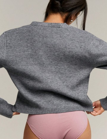 Cardigan Shein, gri