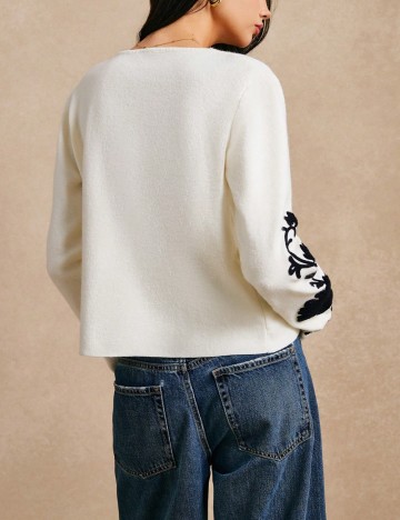 Cardigan Shein, crem