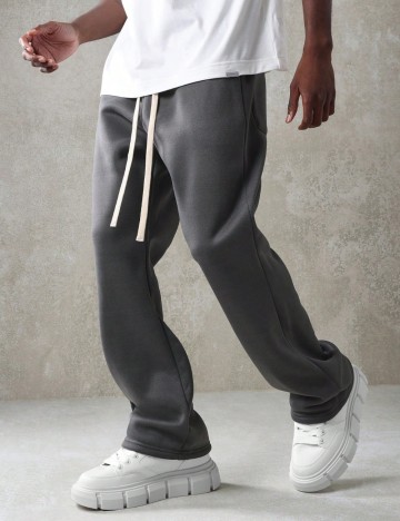 Pantaloni de trening Shein, gri