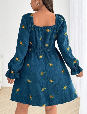 Rochie mini Shein Curve+, albastru
