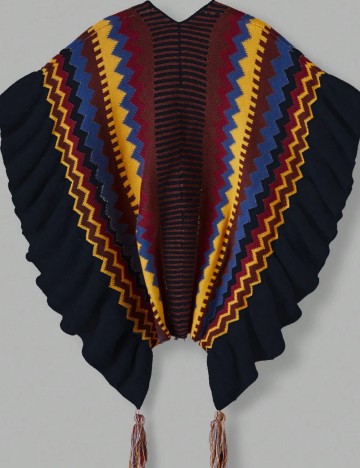 Poncho Shein Curve+, mix culori