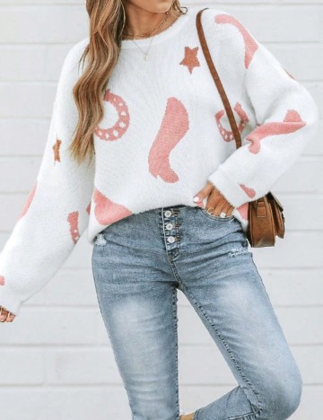 Pulover Shein, mix culori