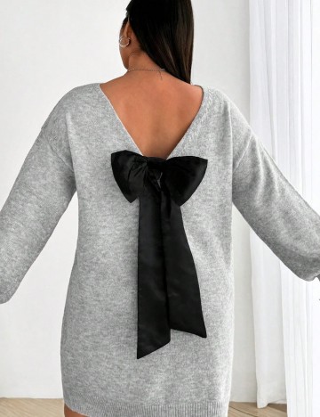 Rochie mini Shein Curve+, gri