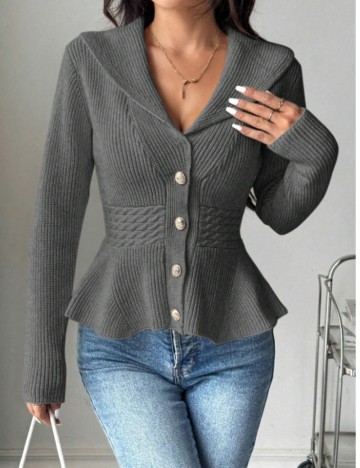 Cardigan Shein, gri