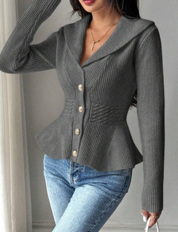 Cardigan Shein, gri