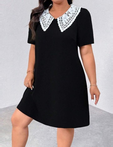 Rochie mini Shein Curve+, negru