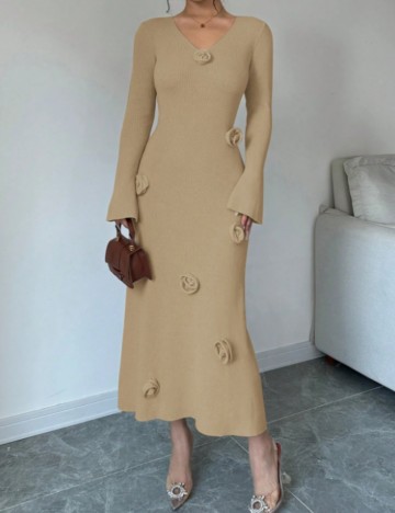 Rochie midi Shein, bej
