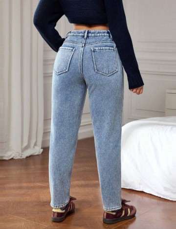 Jeans Shein, albastru