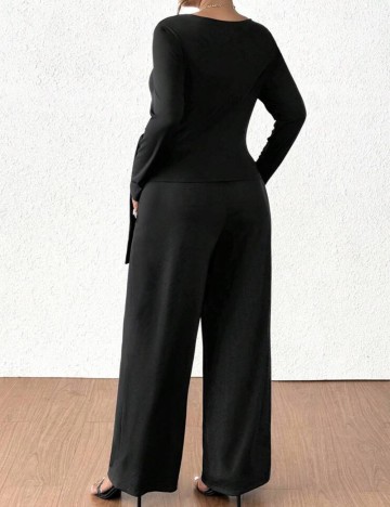 Compleu Shein Curve+, negru