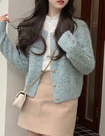 Cardigan Shein, albastru