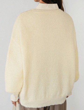 Pulover Shein DAZY  LESS, crem