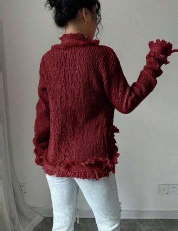Cardigan Shein, vișiniu