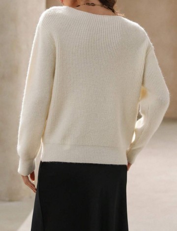 Pulover Shein, crem
