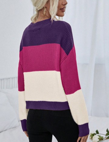 Pulover Shein, mix culori