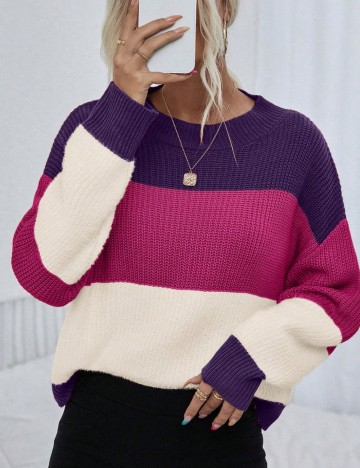 Pulover Shein, mix culori