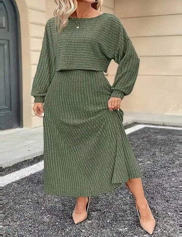 Compleu Shein Curve+, verde