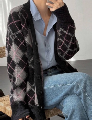 Cardigan Shein DAZY, mix culori