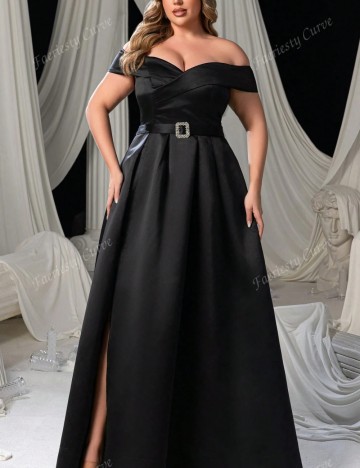 Rochie de ocazie Shein Curve+, negru