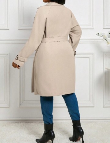 Trench Shein Curve+, bej