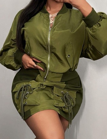 Compleu Shein Curve+, verde