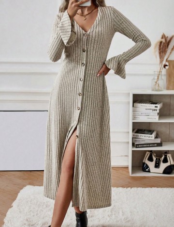 Rochie midi Shein, bej