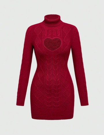 Rochie mini Shein Romwe, vișiniu