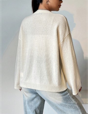 Cardigan Shein, crem
