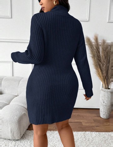 Rochie mini Shein Curve+, albastru